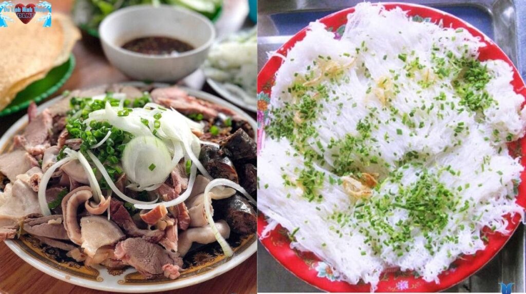 Lòng heo – “Bạn đồng hành” của bánh hỏi